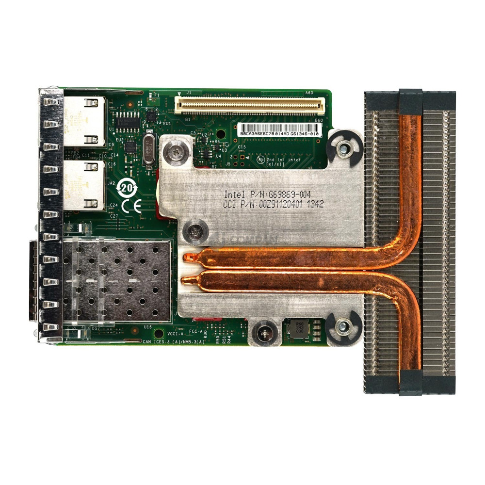C63DV DELL INTEL X520 DP10G I350 QUAD PORT DAUGHTER CARD FOR POWEREDGE R730
